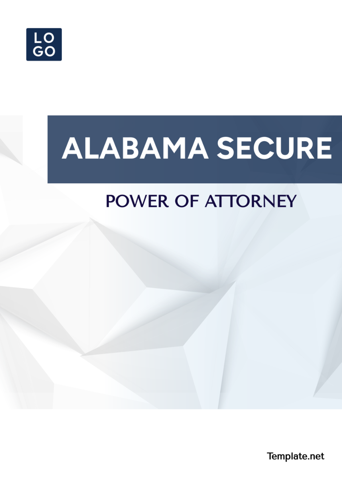 Alabama Secure Power of Attorney Template