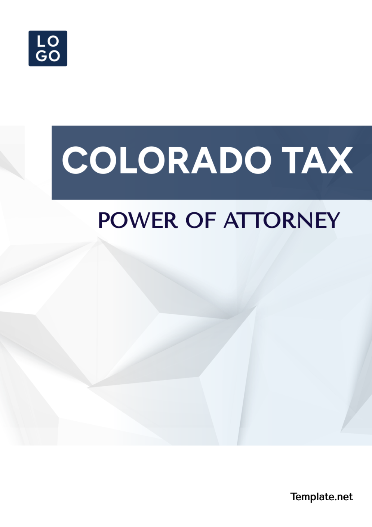 Colorado Tax Power of Attorney Template
