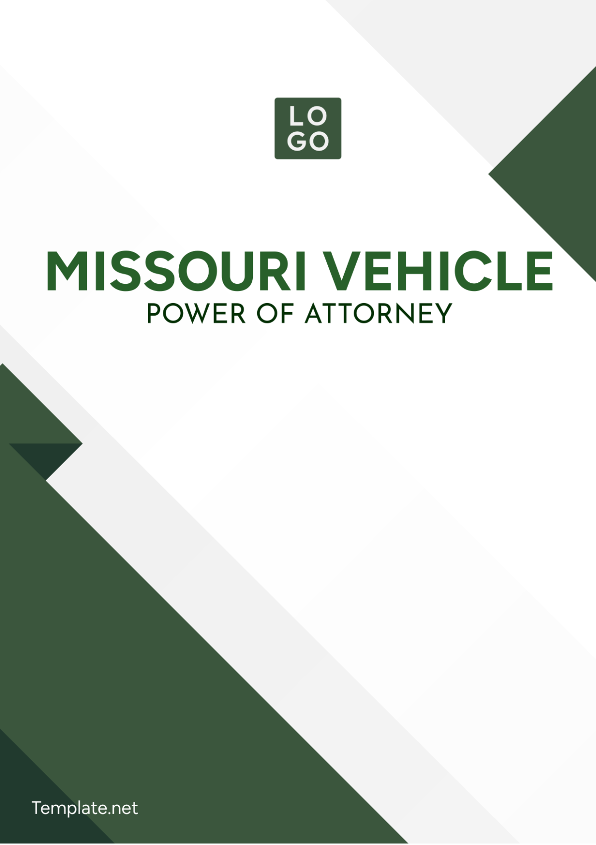 Missouri Vehicle Power of Attorney Template - Edit Online & Download