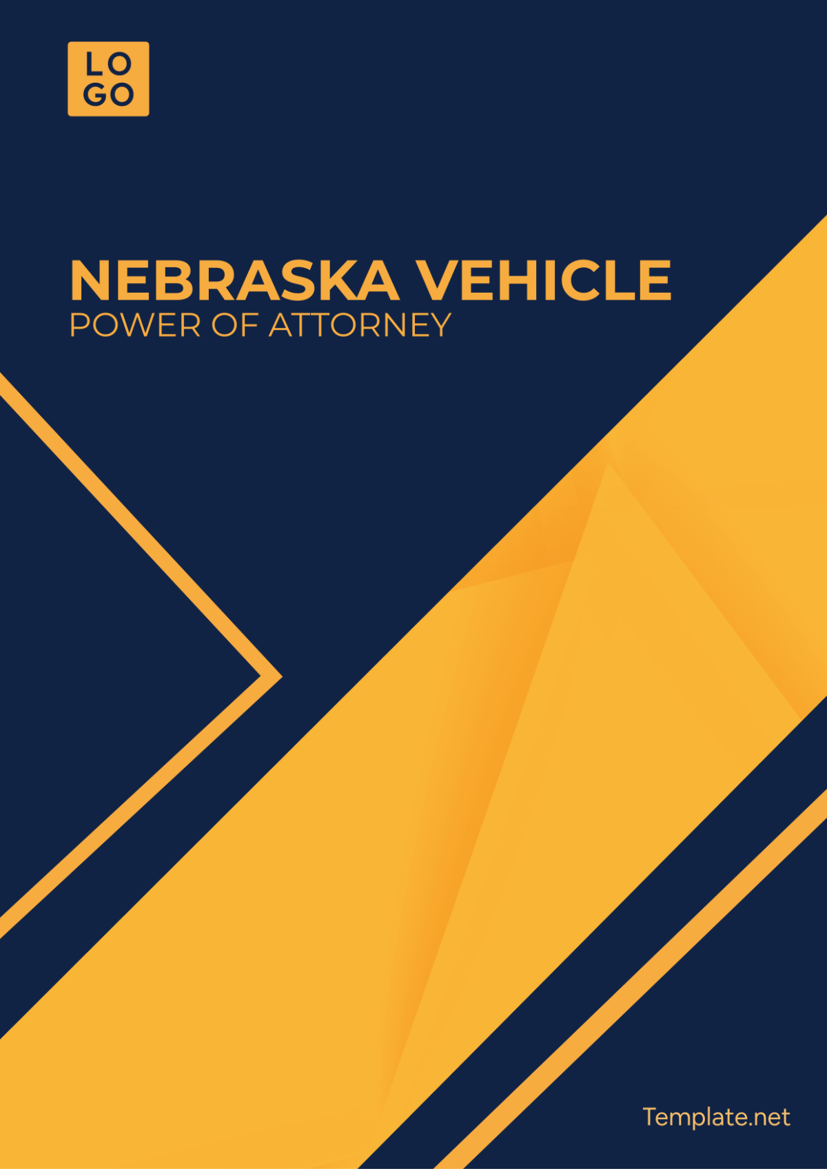 Nebraska Vehicle Power of Attorney Template