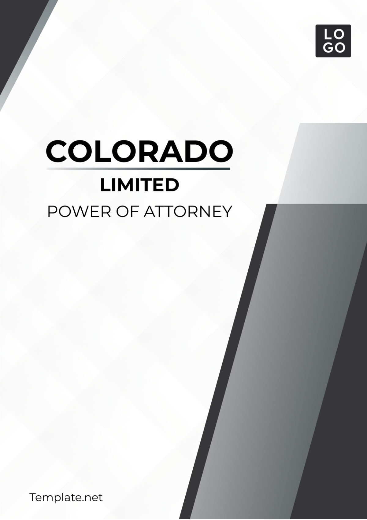 Colorado Limited Power of Attorney Template