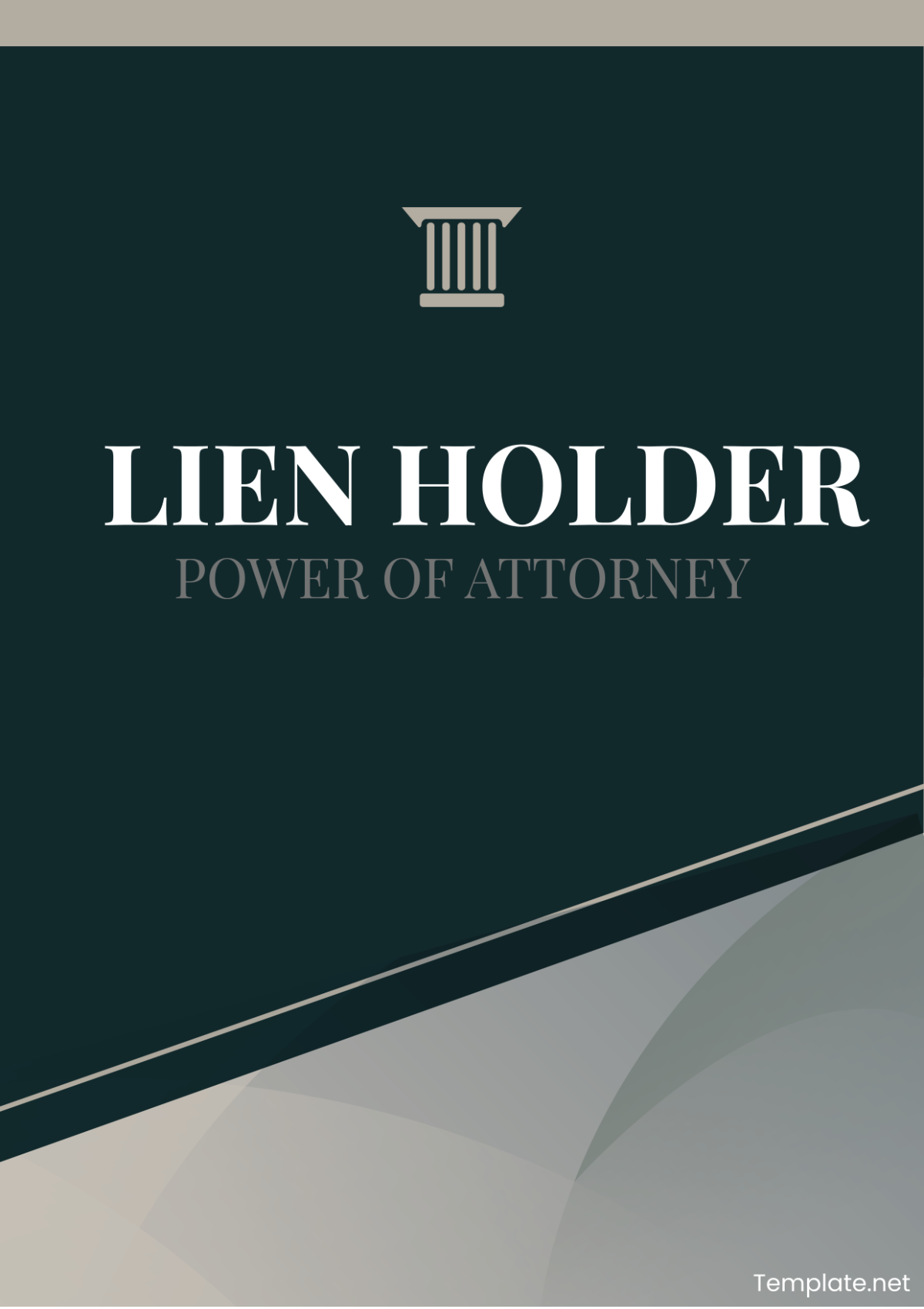 Lien Holder Power of Attorney Template