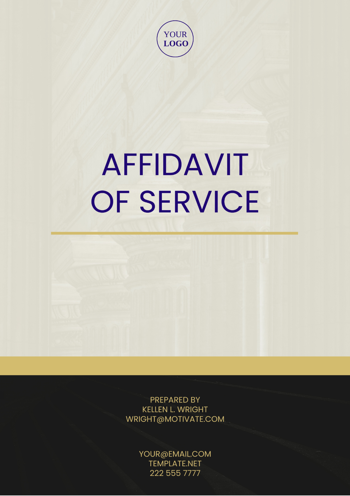 Florida Affidavit of Service Template - Edit Online & Download