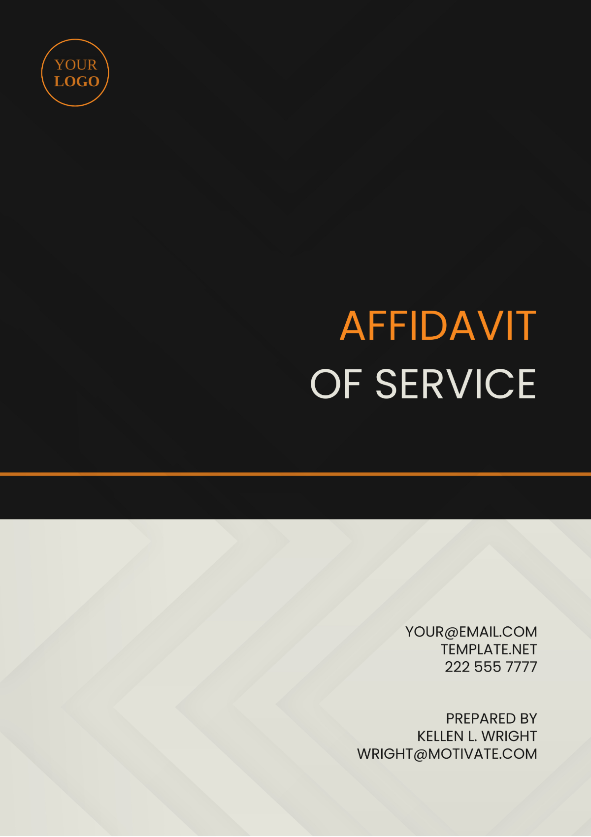 South Dakota Affidavit of Service Template - Edit Online & Download