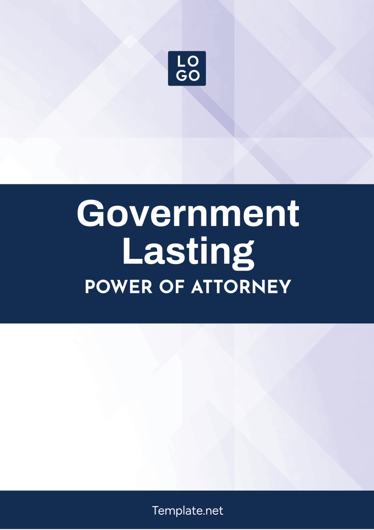 Government Lasting Power of Attorney Template
