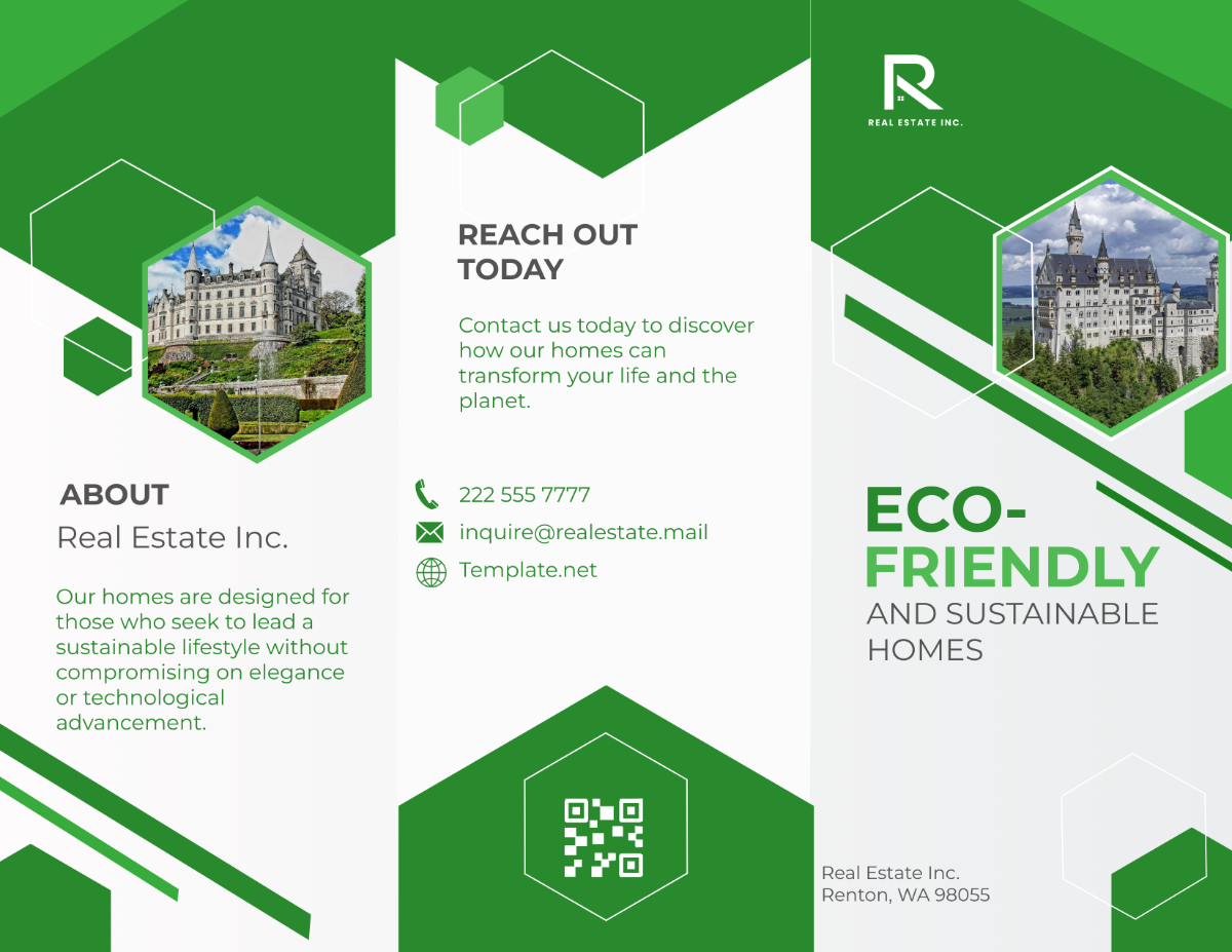 Eco-Friendly and Sustainable Homes Brochure