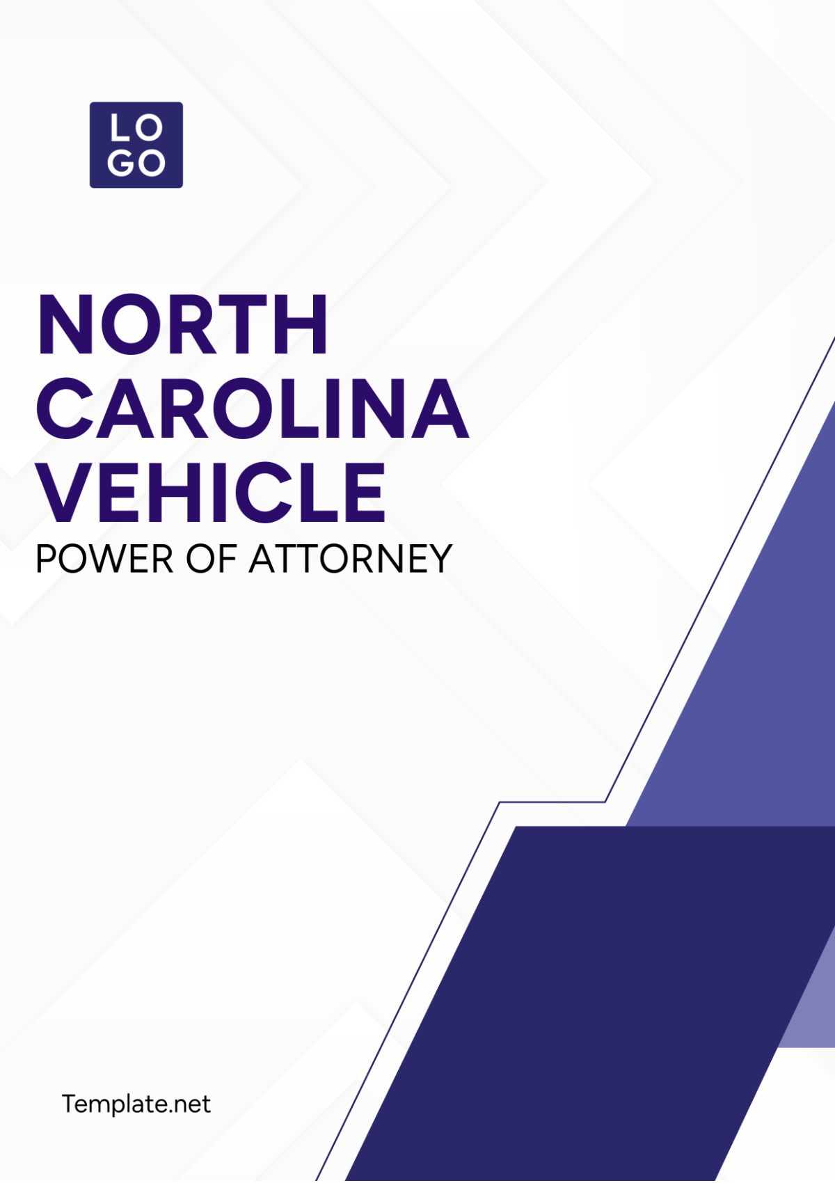 North Carolina Vehicle Power of Attorney Template