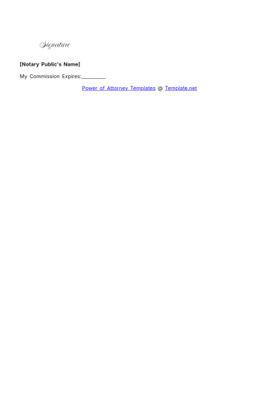 Free North Carolina Vehicle Power of Attorney Template to Edit Online