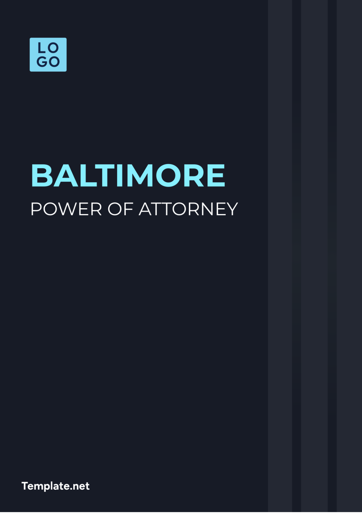 Baltimore Power of Attorney Template