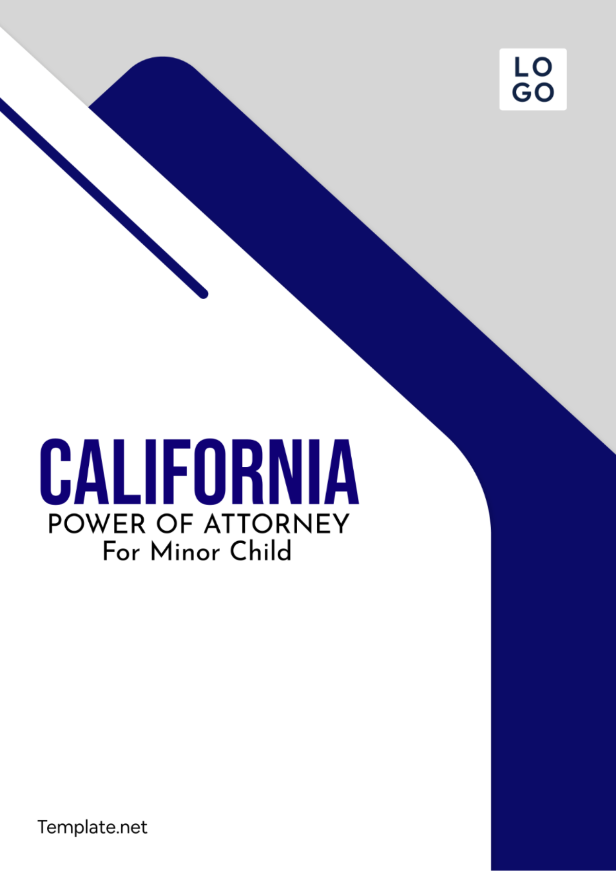 Free California Power of Attorney For Minor Child Template