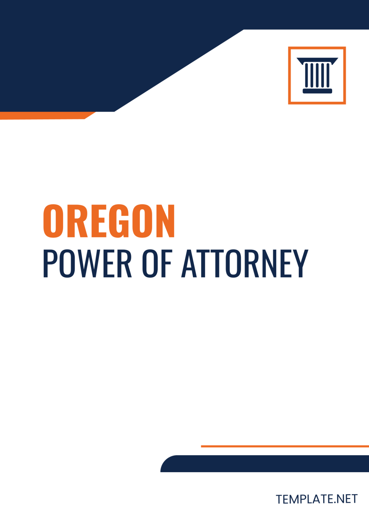 Free Oregon Tax Power of Attorney Template 