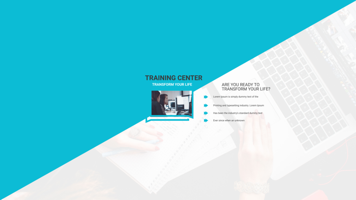 Training Center YouTube Cover Template