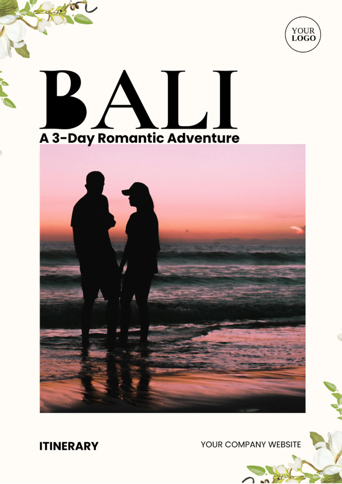 Free Bali Itinerary For Couples Template - Edit Online & Download ...