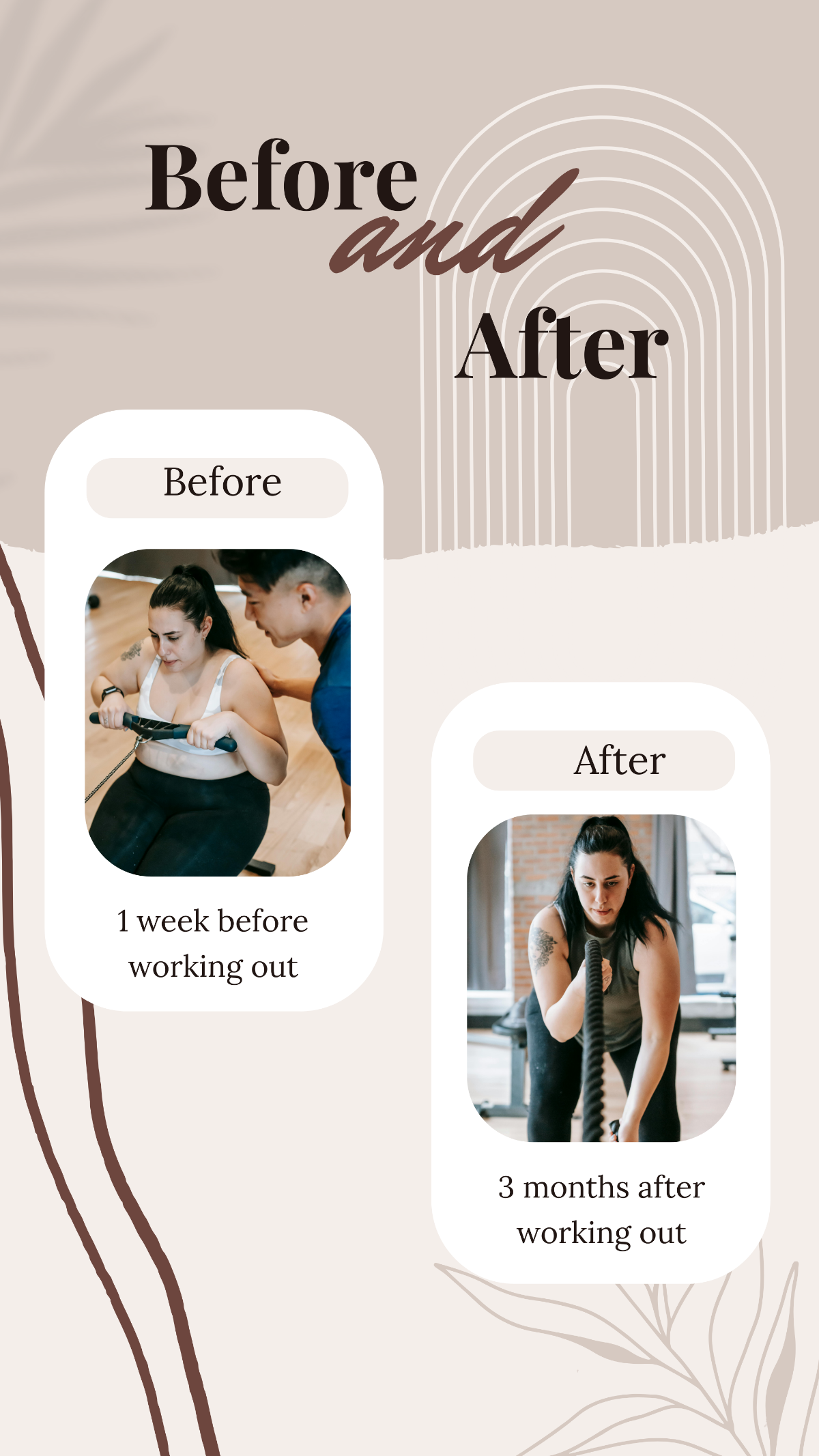 Before and After Instagram Post Template