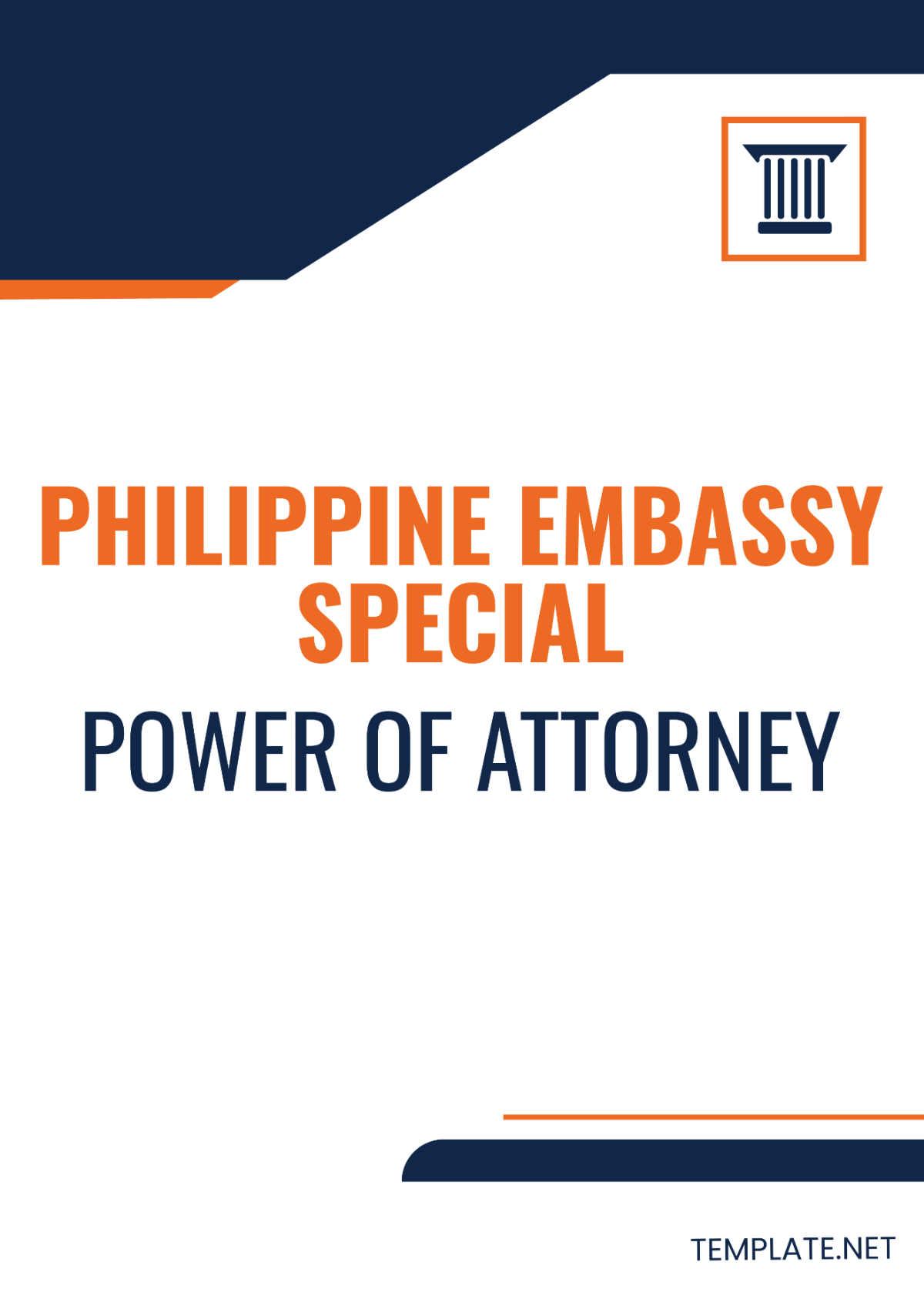 Philippine Embassy Special Power of Attorney Template