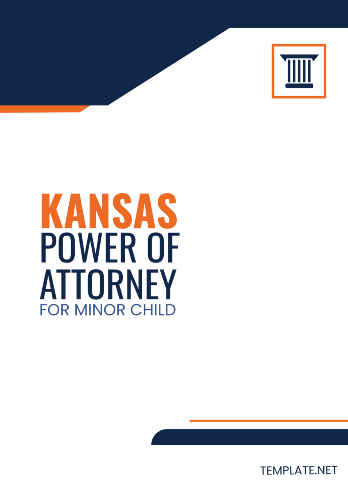 Free Kansas Power of Attorney For Minor Child Template