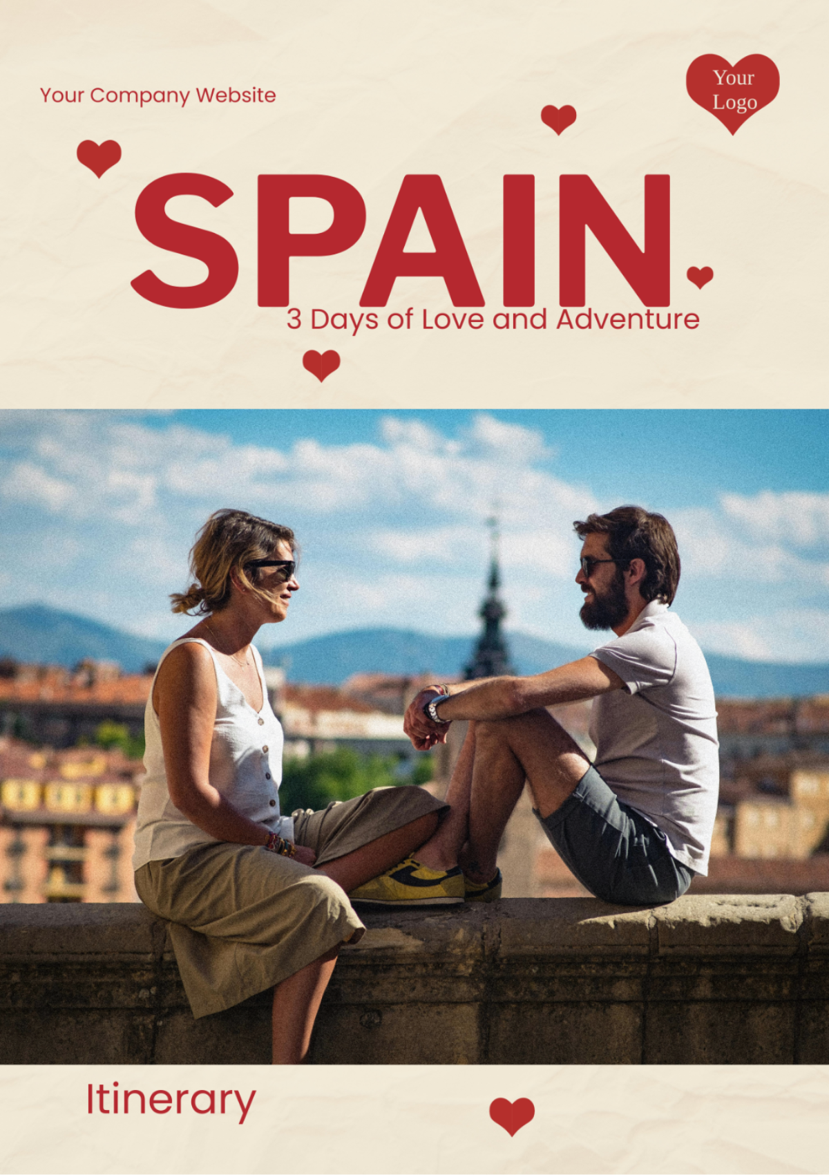 Spain Honeymoon Itinerary Template - Edit Online & Download