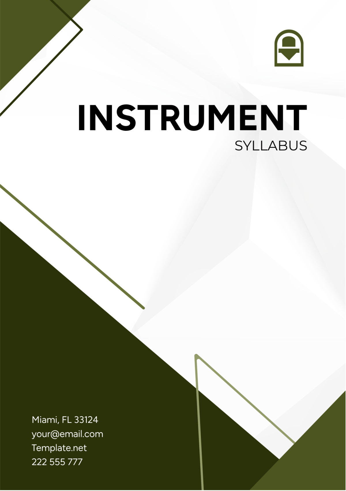 Instrument Rating Syllabus Template