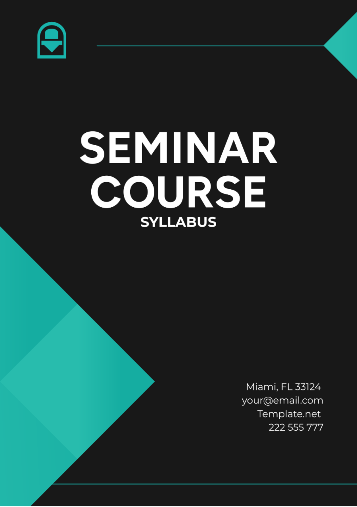 Seminar Course Syllabus Template