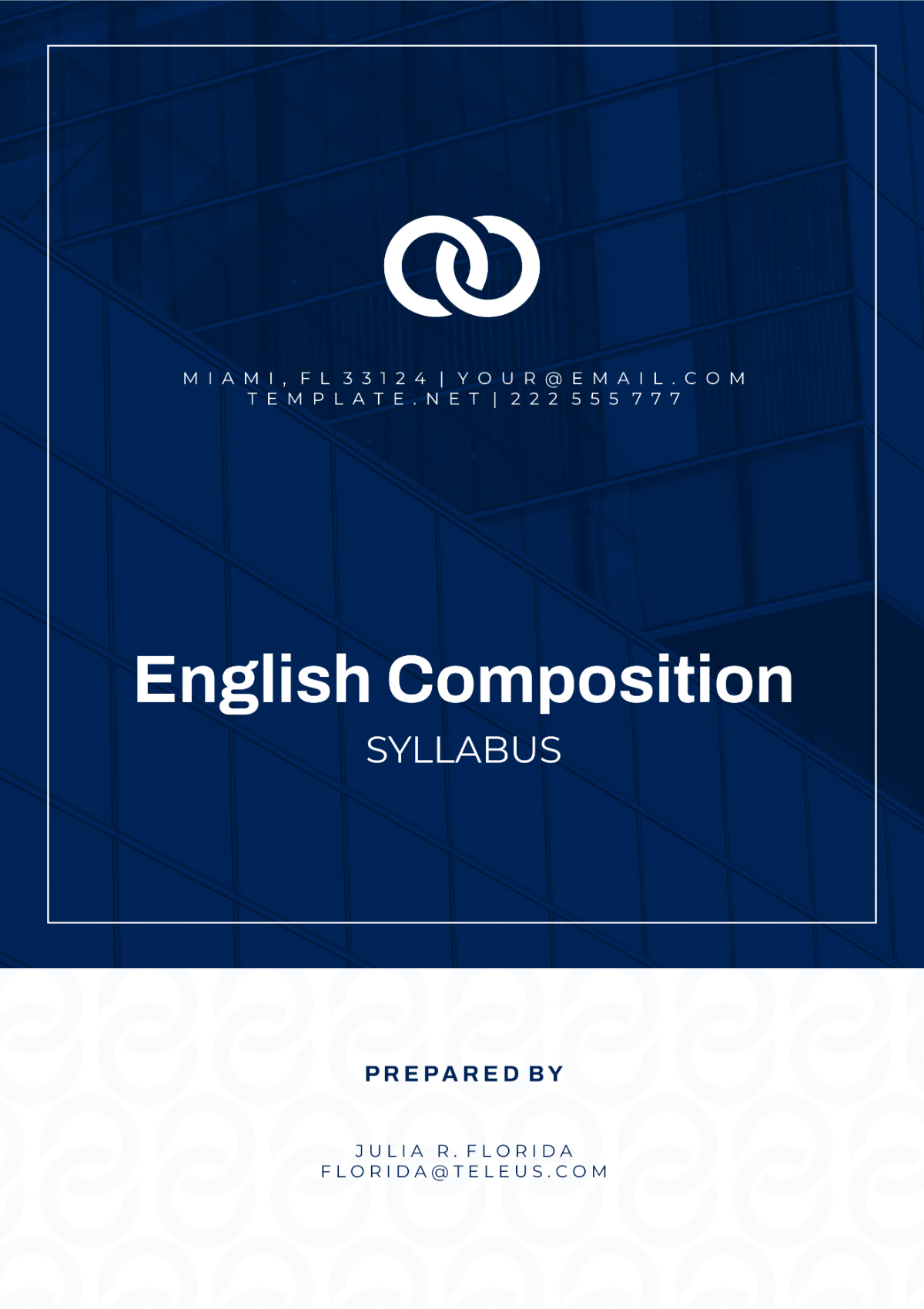 English Composition Syllabus Template
