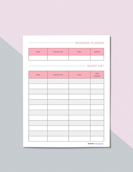 Free Sample 12-Month Wedding Planner Template to Edit Online Free Sample 12-Month Wedding Planner Template to Edit Online