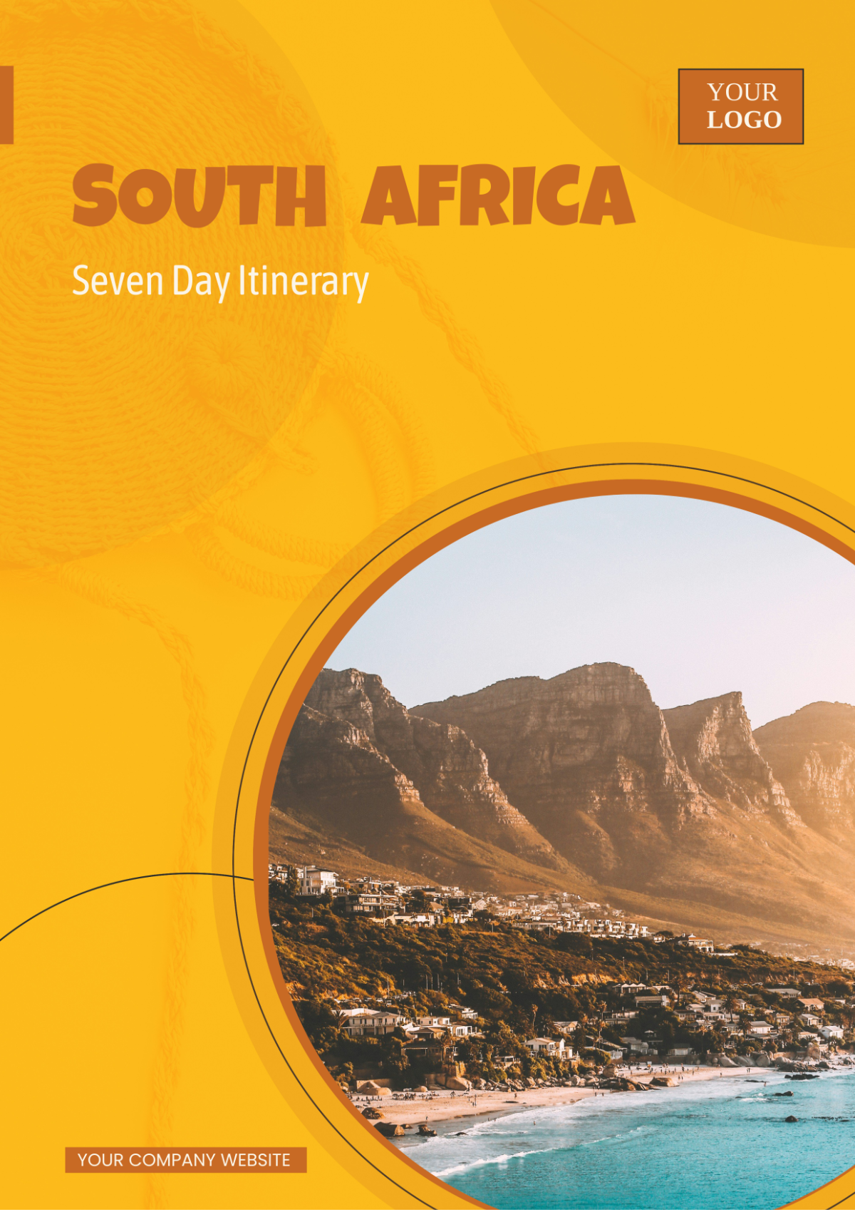 7 Day South Africa Itinerary Template - Edit Online & Download