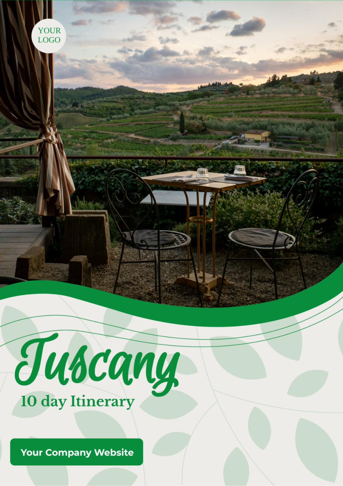 10 Day Tuscany Itinerary Template - Edit Online & Download