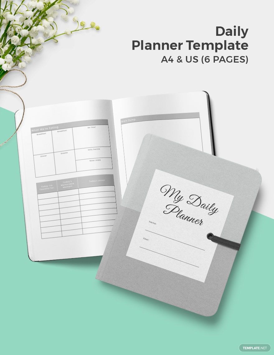 Basic Daily Planner Template