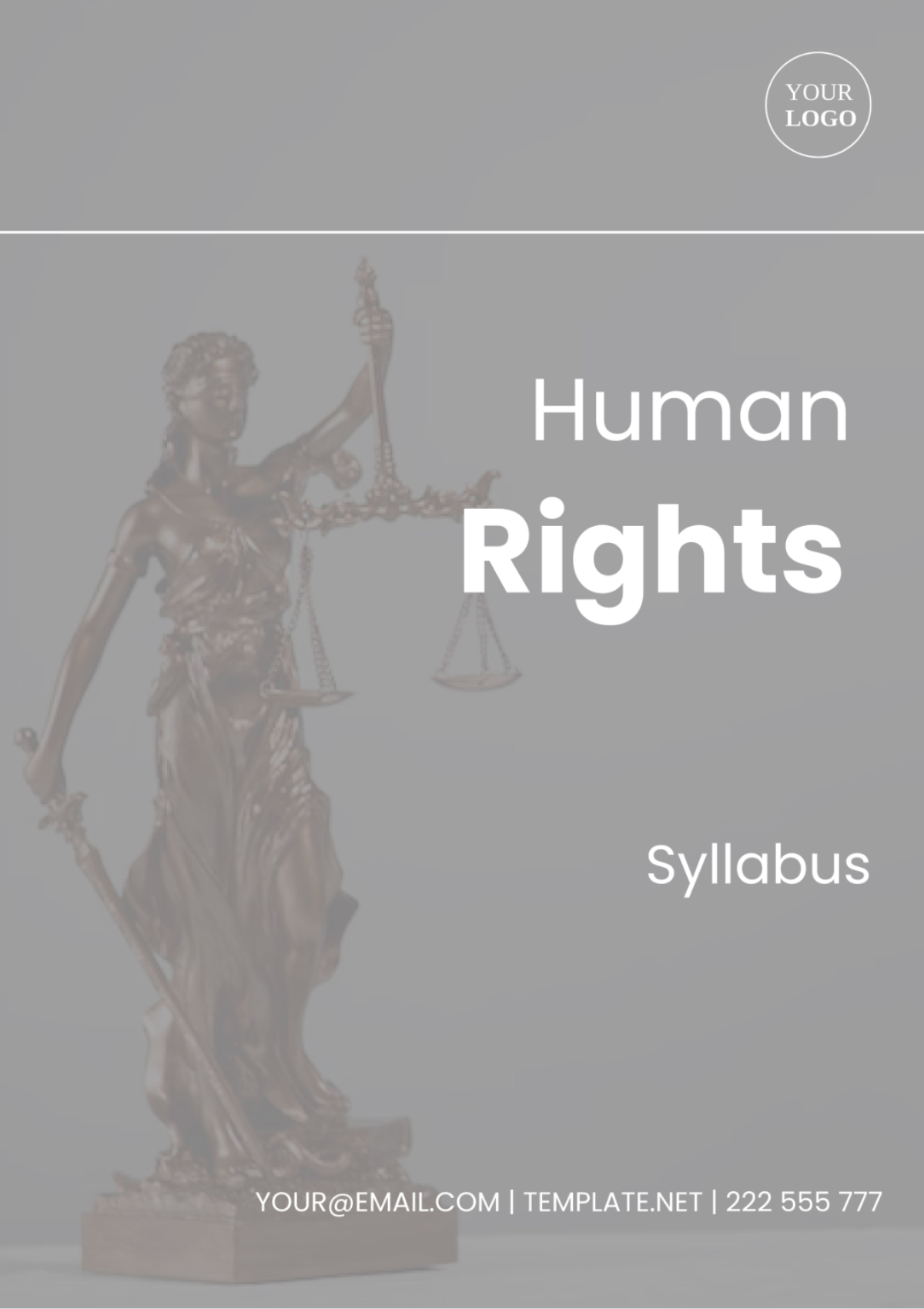 Free Human Rights Syllabus Template