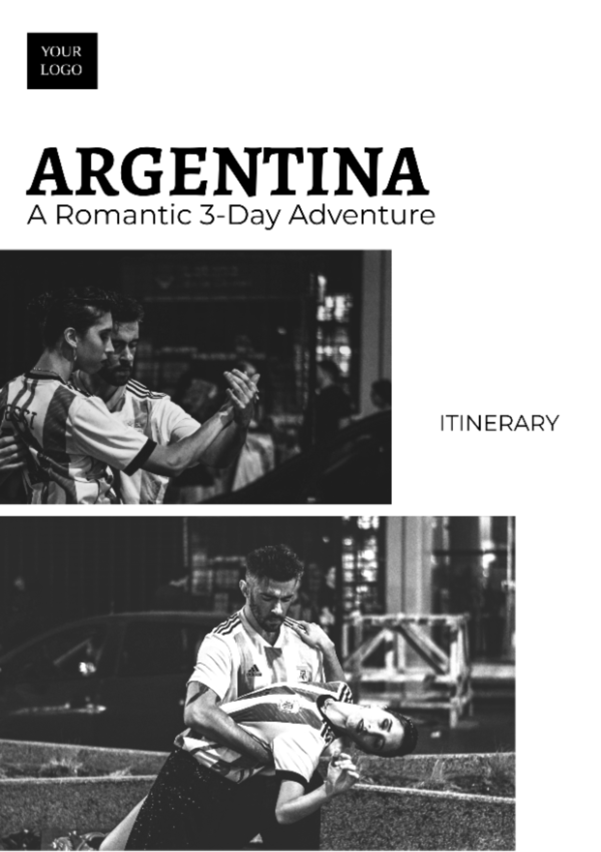 Argentina Honeymoon Itinerary Template - Edit Online & Download