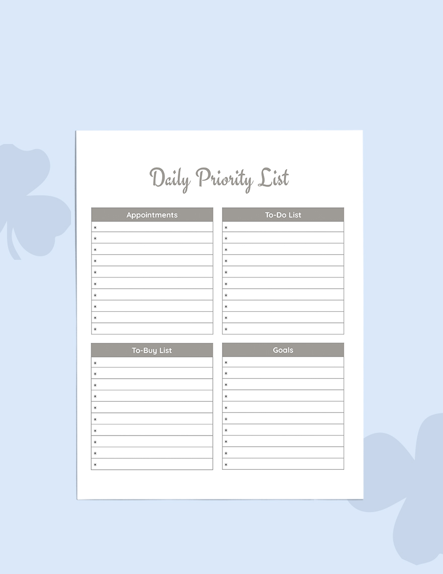 Free blank planner template download in word google docs pdf apple