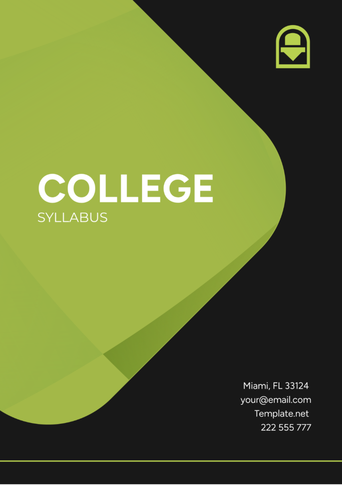 Free College Syllabus Template