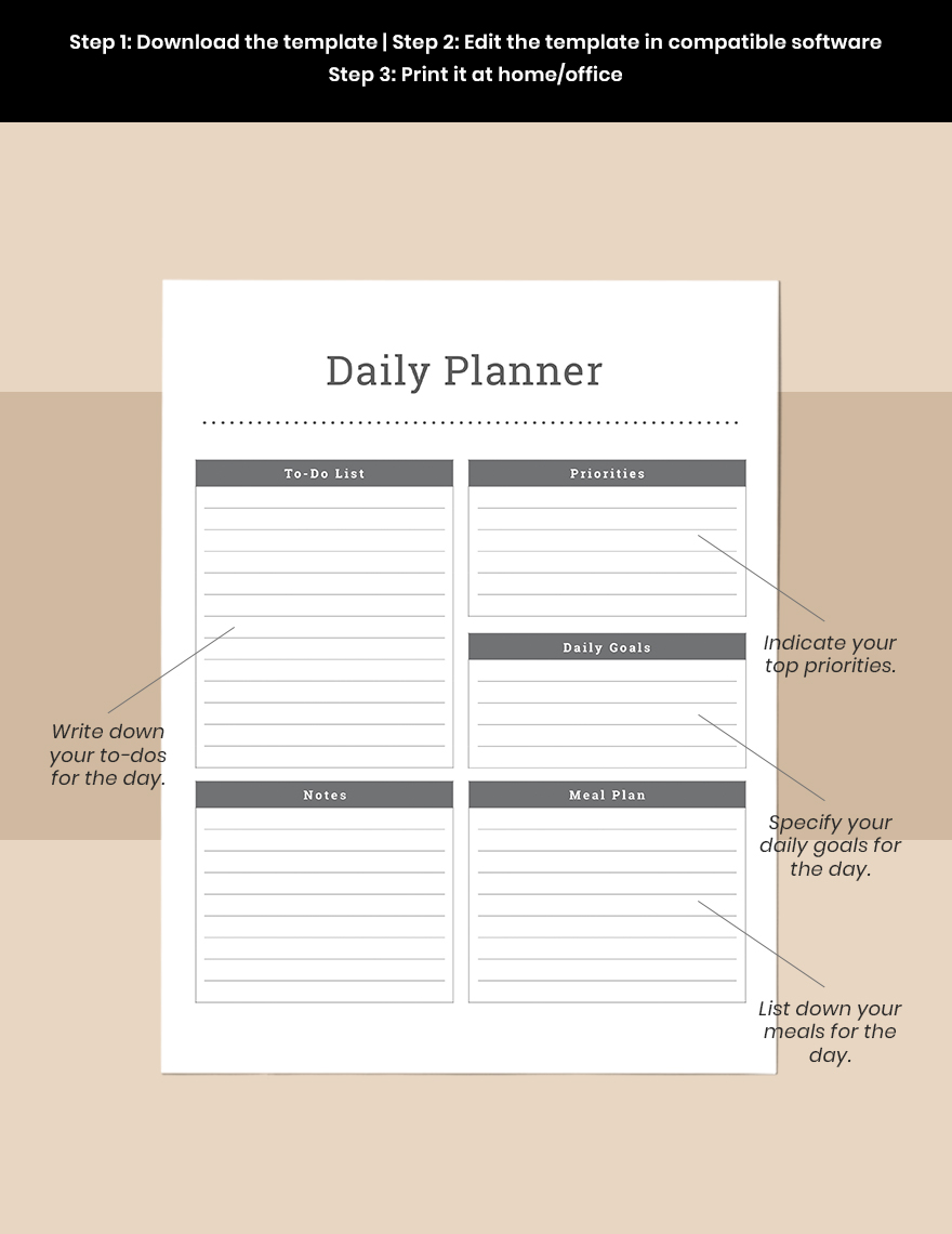 Classic Planner Template
