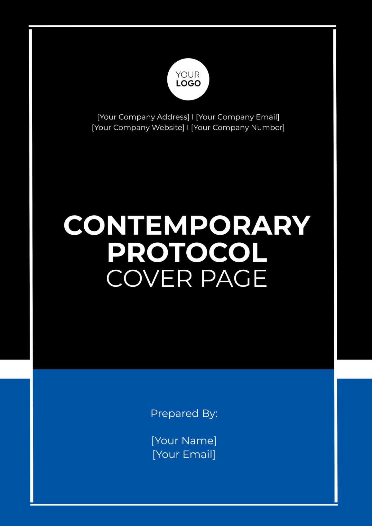Contemporary Protocol Cover Page