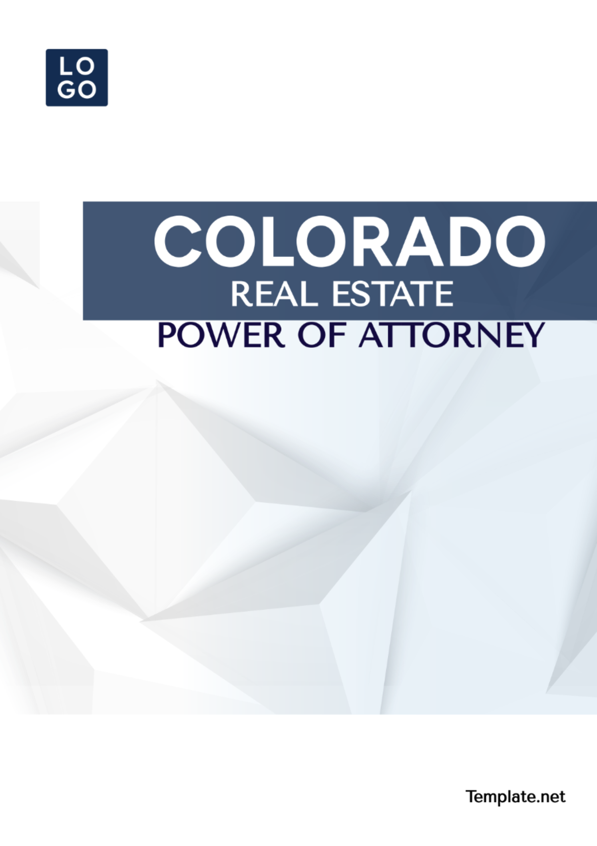 Colorado Real Estate Power of Attorney Template