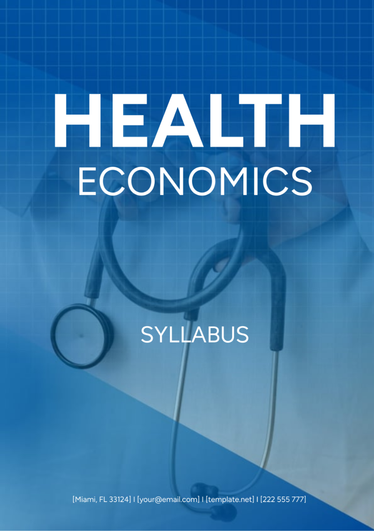 Health Economics Syllabus Template