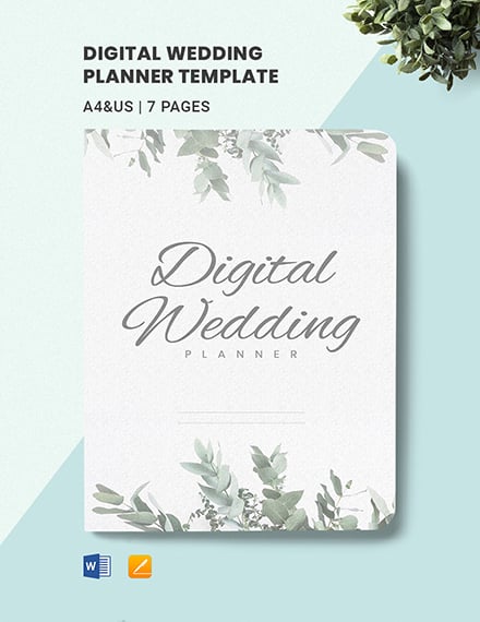 wedding planner brochure