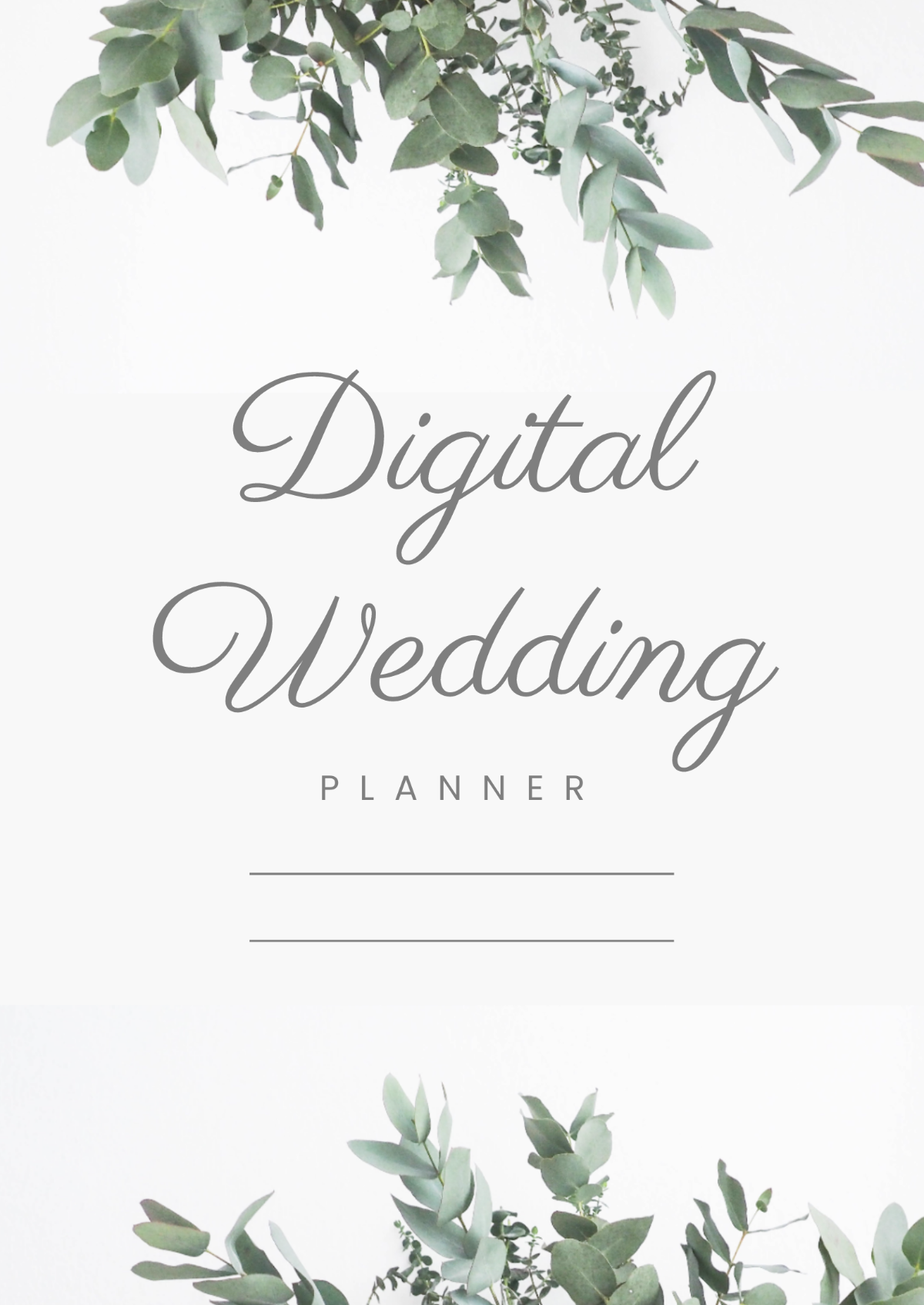 Sample Digital Wedding Planner Template