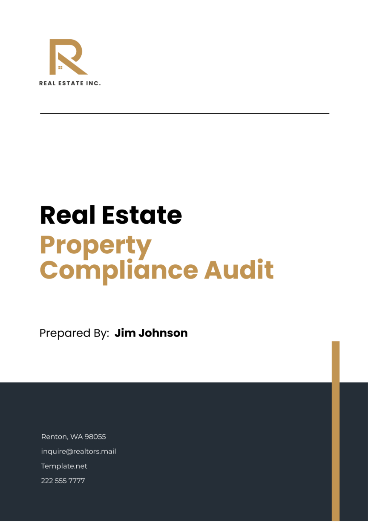 Free Real Estate Property Compliance Audit Template