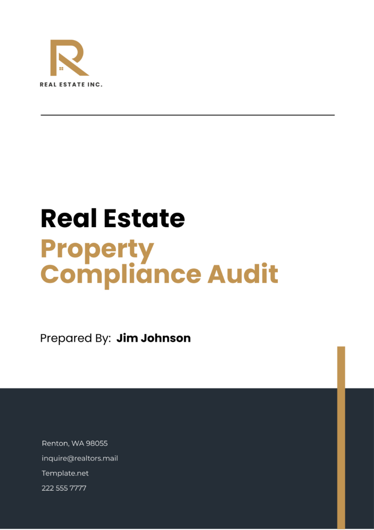 Real Estate Property Compliance Audit Template - Edit Online & Download