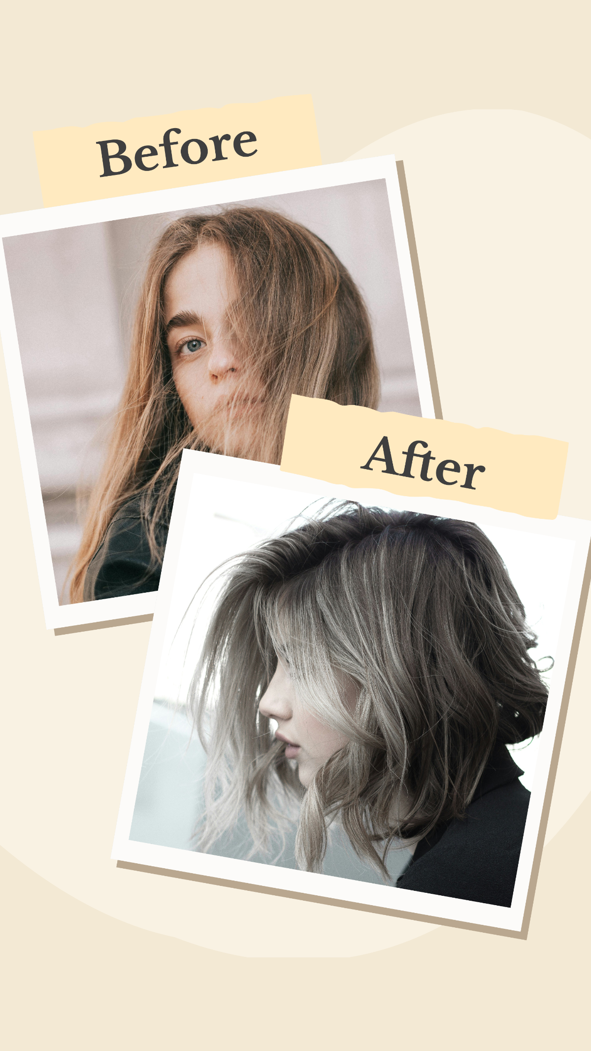 Before and After Hair Makeover Story