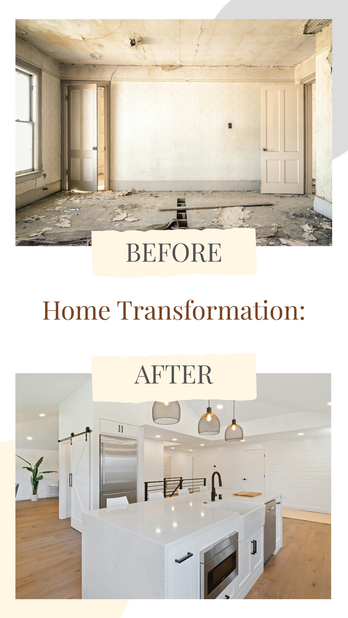 Before and After Home Transformation Story