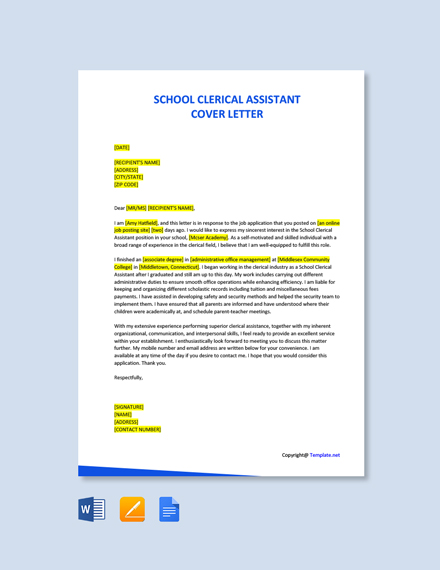 Free Food Service Assistant Cover Letter Template - Google Docs, Word ...