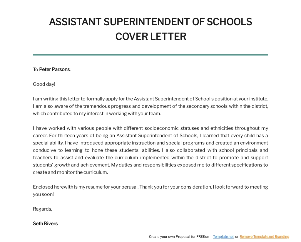 Free Assistant Superintendent of Schools Cover Letter Template.jpe