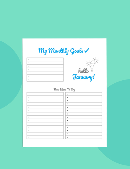 Creative Planner Template Download