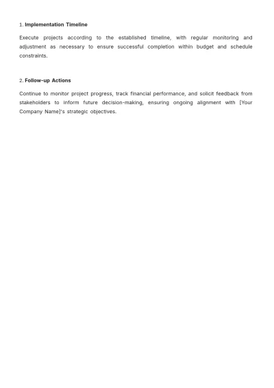 Free Real Estate Capital Improvement Planning Template to Edit Online