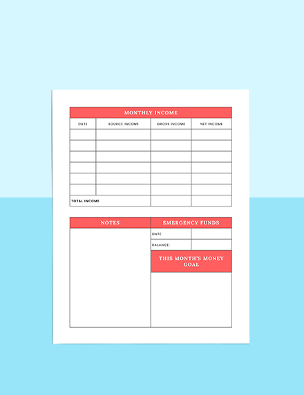 Free Sample Budget Planner Template - Word, Apple Pages | Template.net