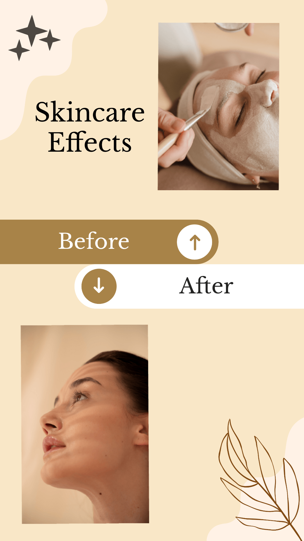 Skincare Before and After Instagram Story Template