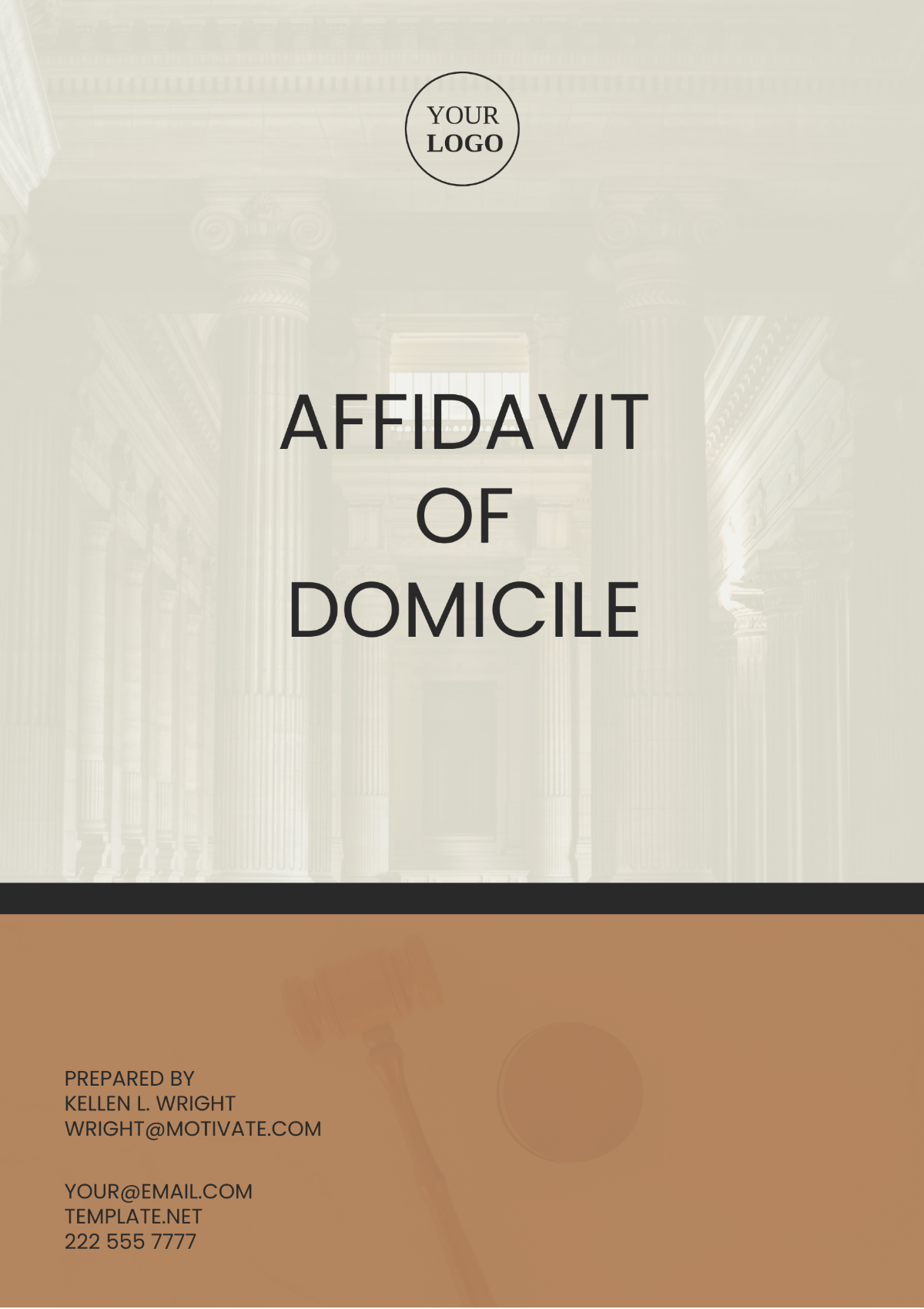 Arkansas Affidavit of Domicile Template - Edit Online & Download