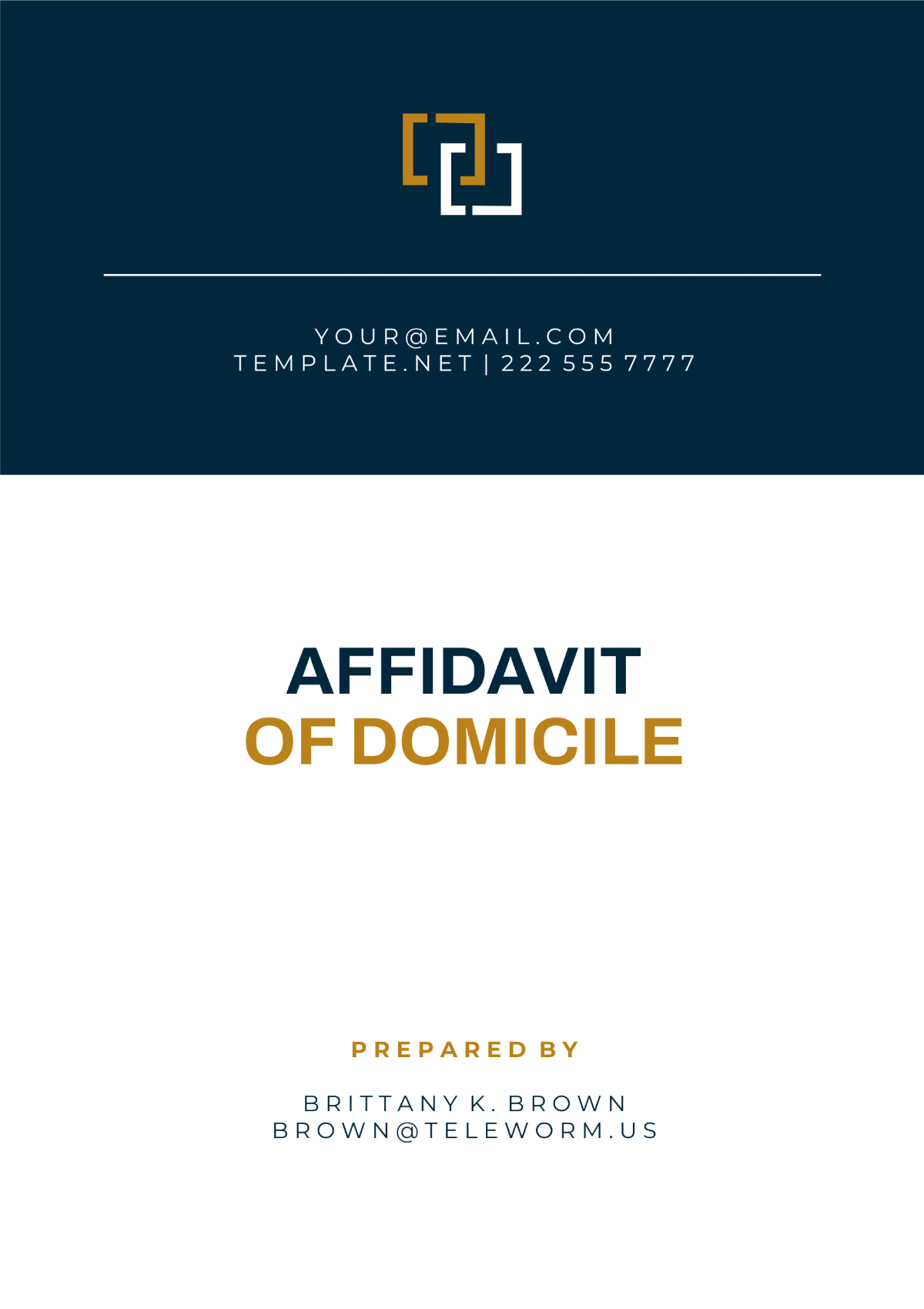 Minnesota Affidavit of Domicile Template - Edit Online & Download